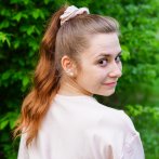 Scrunchie – béžová
