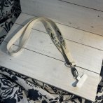 Vyšívaný popruh na telefon – Pomněnky - druhý obrázek z galerie